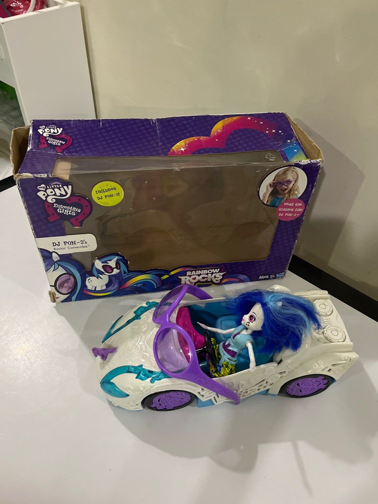 BN My Little Pony Car + Sunglasses + Figurine, Hobbies & Toys, Toys ...