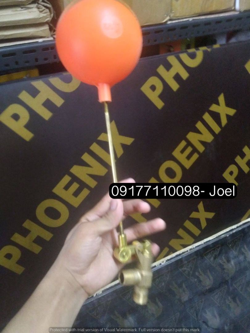 bronze float valve with plastic ball (Category: Construction Tools & Equipment) located in Manila. Submitted by joeyroque09 (Listing ID 1303997665, Image 3). Description: bronze float valve with plastic ball Specs: 1/2” .