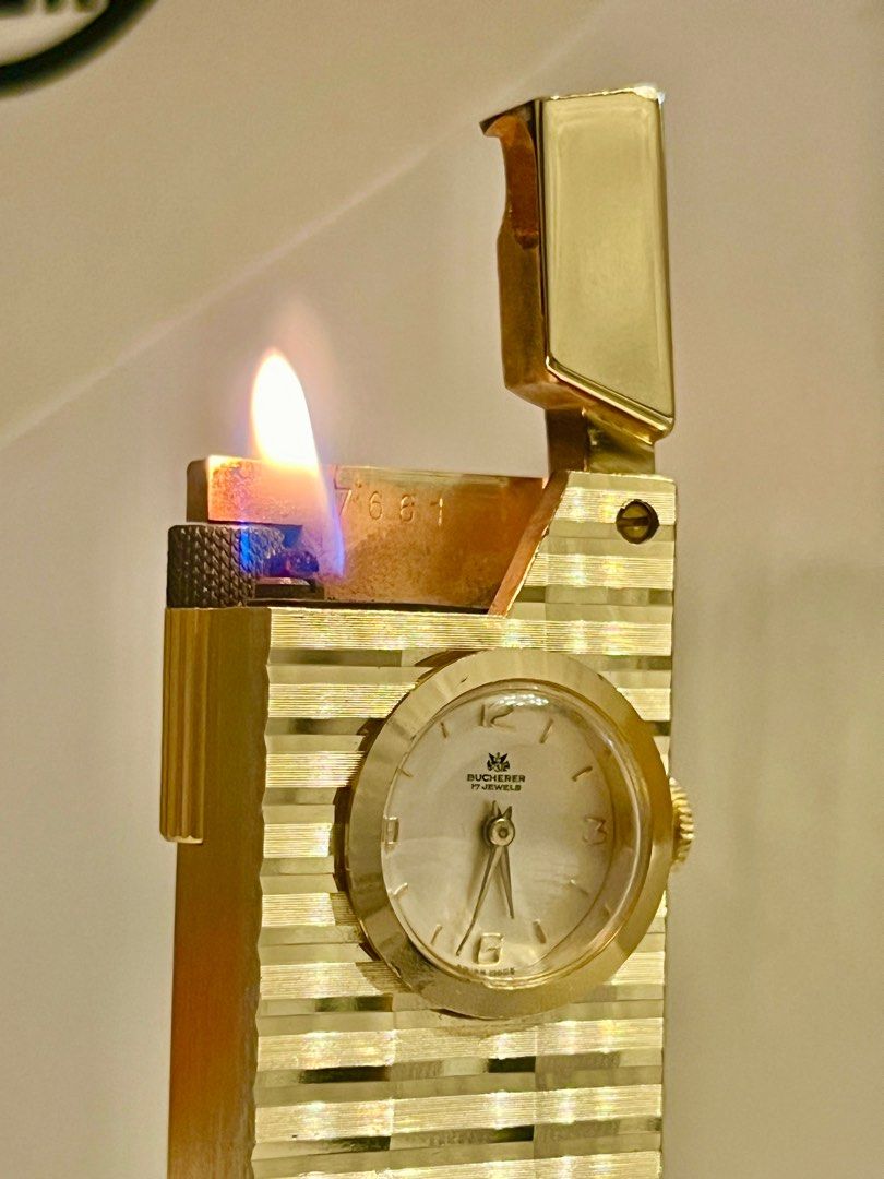BUCHERER Lighter Vintage Watch Gold(gp) (Category: Luxury Watches) located in Quezon City. Submitted by watchfindsph (Listing ID 1303972411, Image 2). Description: BUCHERER 1950s Lighter Watch Gold(gp) Swiss made - manual winding - with fuel 12,500 only.