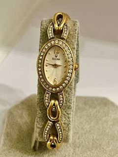 BULOVA Oval Vintage Gold(gp) Preloved ladies watch