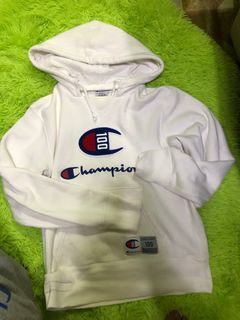 Champion white hoodie