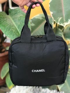 Chanel Novelties cosmetics mini bag pouch black