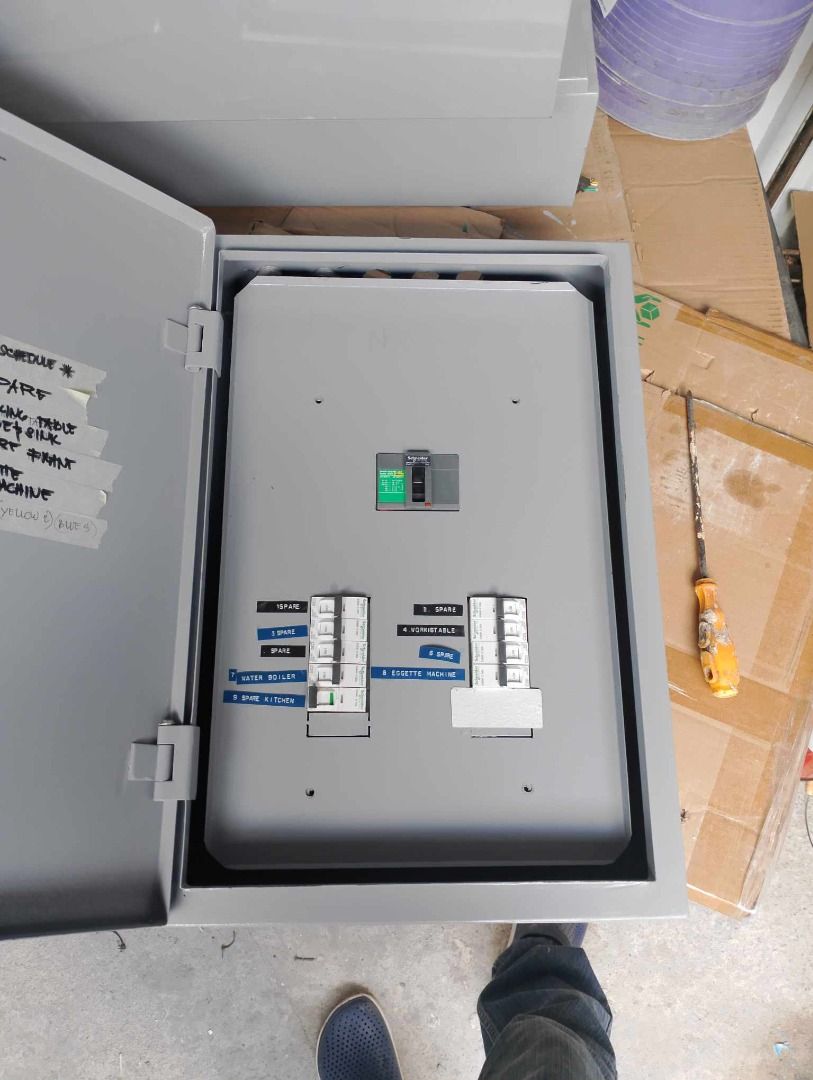 SALE!! Circuit breaker TAKE ALL! (Category: Everything Else Others) located in Rizal. Submitted by mersio (Listing ID 1303963264, Image 1). Description: Circuit breaker 1st Panel - Main: 30A., Branches: (8pcs 20A., 1pc 16A) 2nd Panel - Main: 20A., Branches: (5) 20A., (1) 16A 3rd Panel: Main - 40A. Branches - (3) 40A., (7) 20A. 4th Panel: Main - 32A. Branches - (1) 30A., (14) 20A Pm for details.