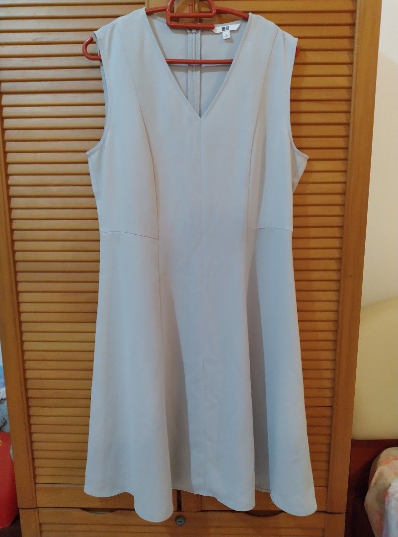 Clearance Uniqlo v neck pink / grey Fit and flare crepe dress, Women's Fashion, Dresses & Sets, Dresses on Carousell Clearance Uniqlo v neck pink / grey Fit and flare crepe dress, Women's Fashion, Dresses & Sets, Dresses on Carousell