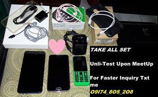 Complete TAKE ALL SET Smartphones Authentic Nokia Samsung Galaxy S5 Duos Gome U7