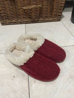 Cozy plush house slippers