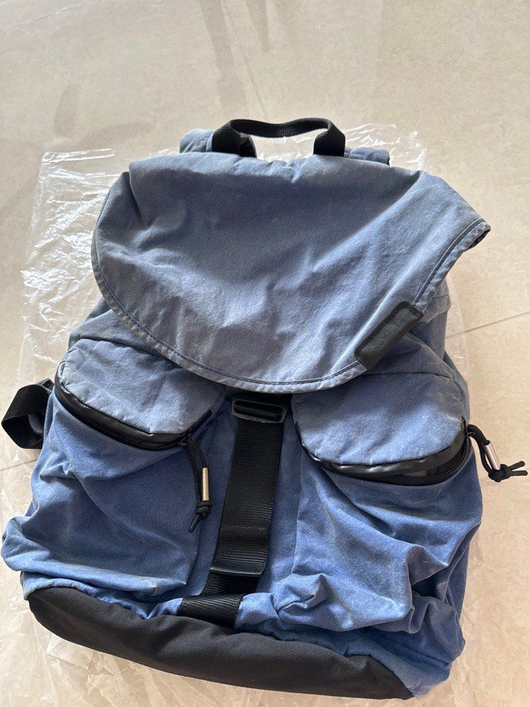 Crumpler waxed canvas backpack