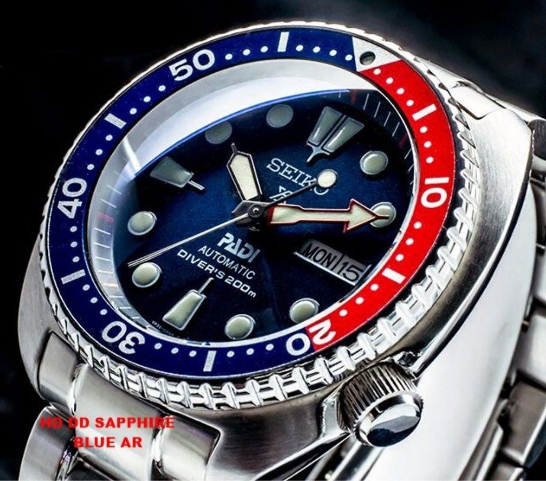 Crystaltimes Double Dome Sapphire Crystal CT072 Seiko Turtle SRP773 775 779 Watch Men s Fashion Watches Accessories Watches on Carousell