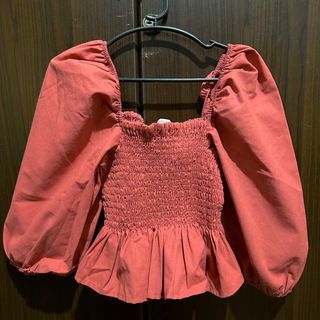 D08 Sunnyside Clothing Pink Off-Shoulder