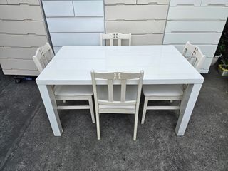 Dining Table w/ Chairs (NITORI)