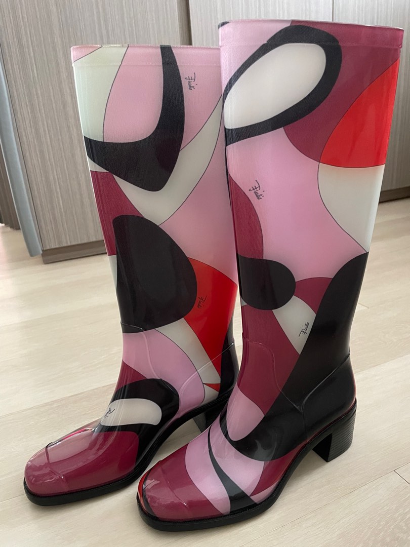 Emilio Pucci rain boots Carousell