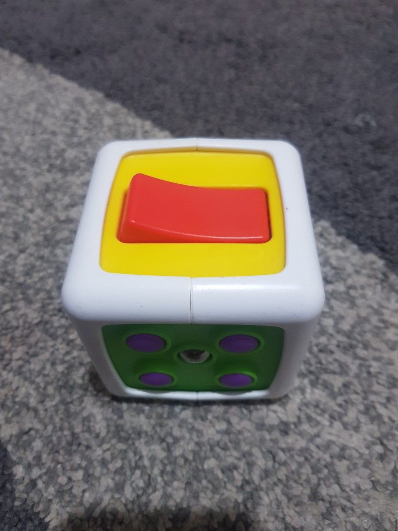 Fisher price My first fidget cube mainan aktivitas sensorik edukasi ...
