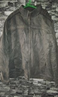 Fleece Leather Cotton Jacket