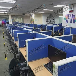full fabric office partition workstation cubicle/ office desktop table office furniture