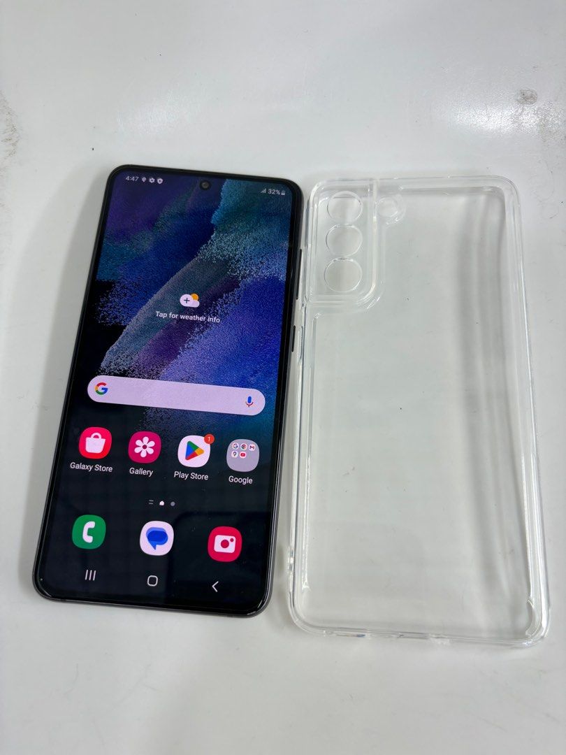 Galaxy S21 FE 5g 128gb 8g ram (Category: Samsung) located in San Juan City. Submitted by AshleyandLynGeneralmerchandise (Listing ID 1304023611, Image 3). Description: We accept trade in Credit card / Home Credit Shipping Meet ups / Delivery Fb page: Ashley & Lyn.