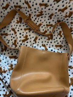 Genuine Leather Brown Sachel Bag
