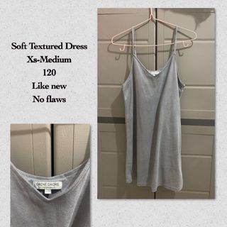 Gray Suede Dress