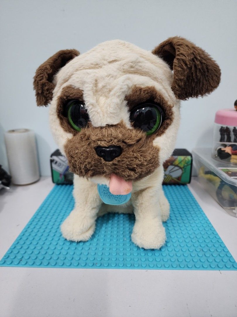HASBRO J.J. FurReal FRIENDS MY JUMPING PUG TOY PUPPY PUP DOG INTERACTIVE TOY JJ Babies Kids Infant Playtime on Carousell
