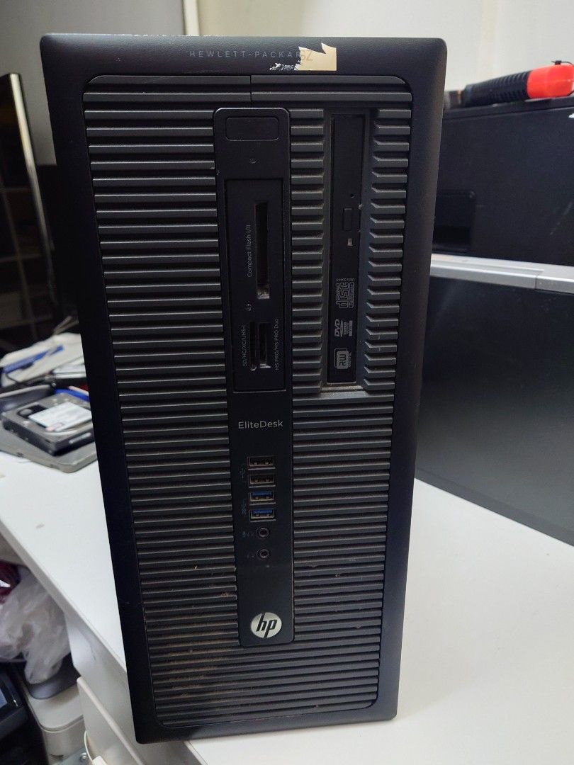 HP Elite Desk 800 G1 SFF / i7-4790 , 8 GB , 128GB-SSD + 500GB-HDD (P061)