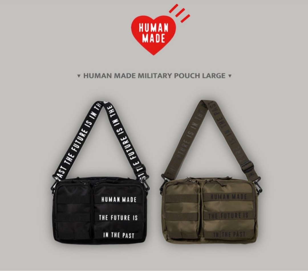 Human Made Military Pouch Large Small, Women's Fashion, Bags