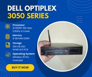 Intel Core i5-6500T 6th Gen Dell Optiplex 3050 2.5Ghz MiniPC / 8gb DDR4 RAM / 256gb NVME M.2 SSD