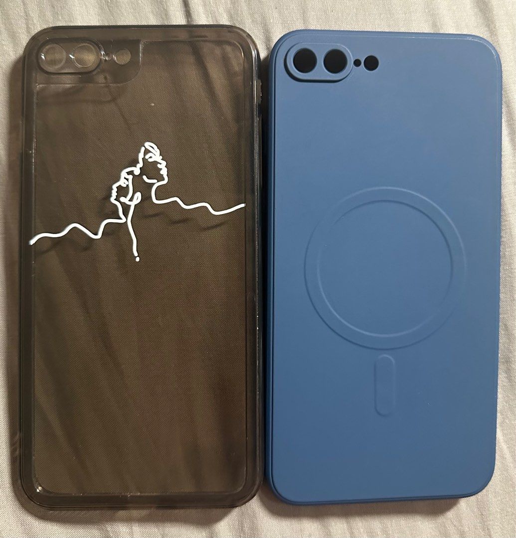 Iphone8plus case （分類：手機套及手機殻）位於 Hong Kong。 由 itzlazyyyyyyy 提交（商品編號 1304068288，圖片 1）。簡介： $10@2 右邊藍色可以magsafe The blue one on the left is a magsafe case :)。