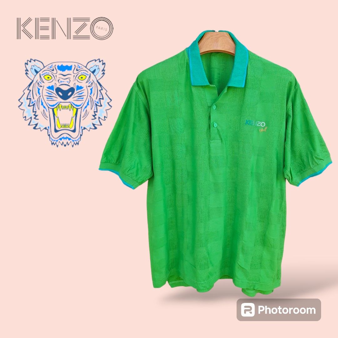 KENZO Golf Collections Men s Polo T Shirt. XL size No 4 Men s Fashion Activewear on Carousell
