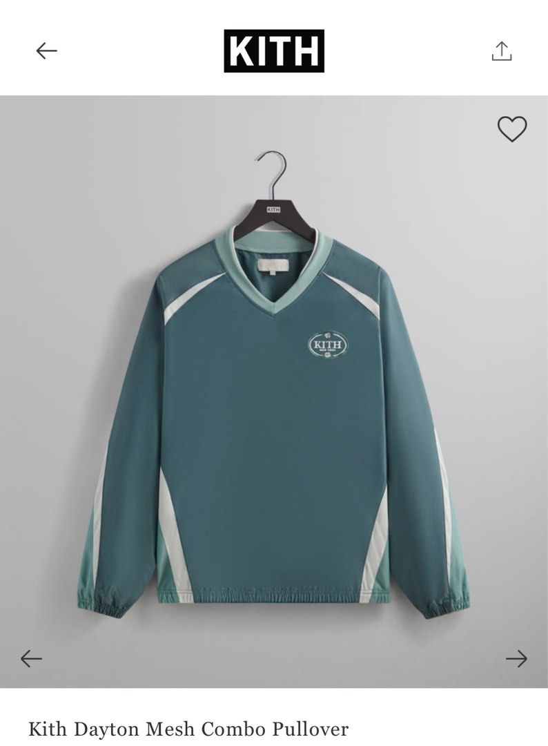 Kith Dayton Mesh Combo Pullover Mサイズ KITH Dayton Mesh Combo