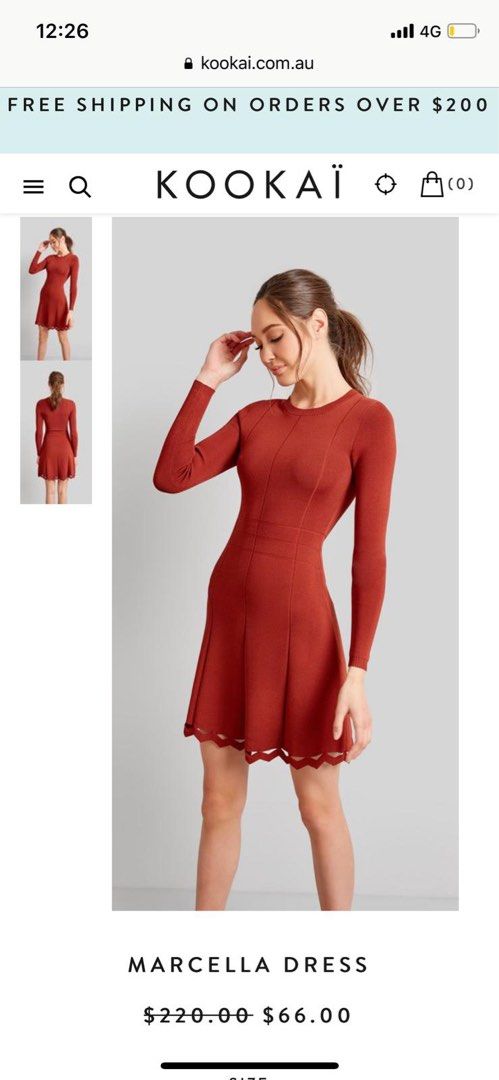 Kookai knit dress clearance