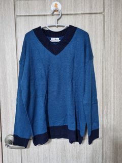 KOREA Brand Knitted Sweater (Blue)