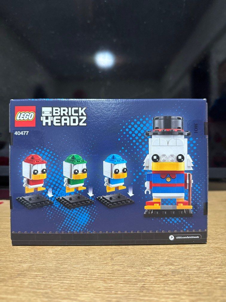 Lego 40477 Brickheadz Ducktales Huey Dewey Scrooge McDuck Louie Hobbies Toys Toys Games on Carousell