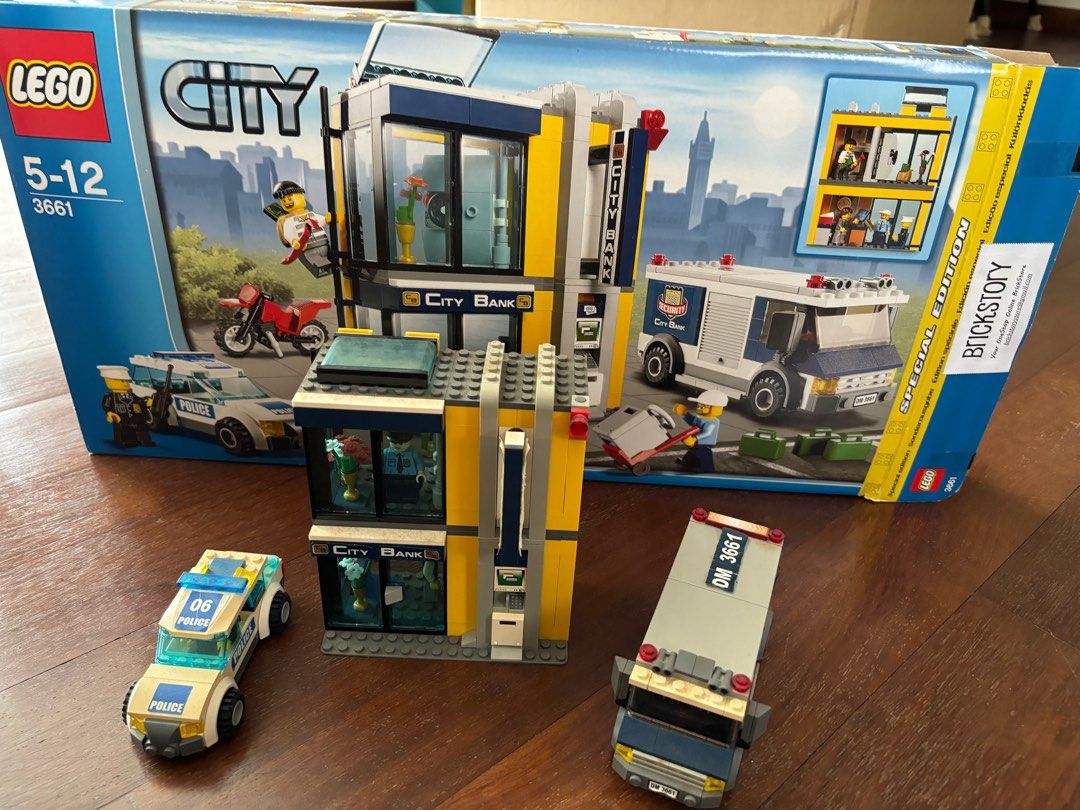 Lego City 3661 Bank Money Transfer