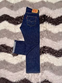 Levi's 501 Dark Blue Denim Jeans