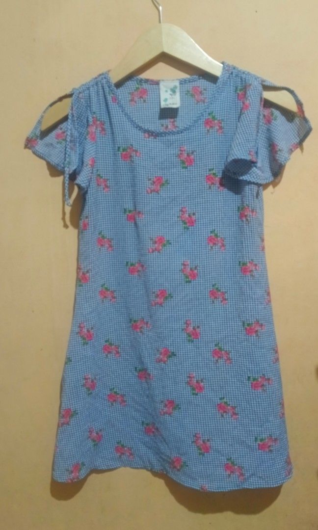 Lily bleu sifon dress anak
