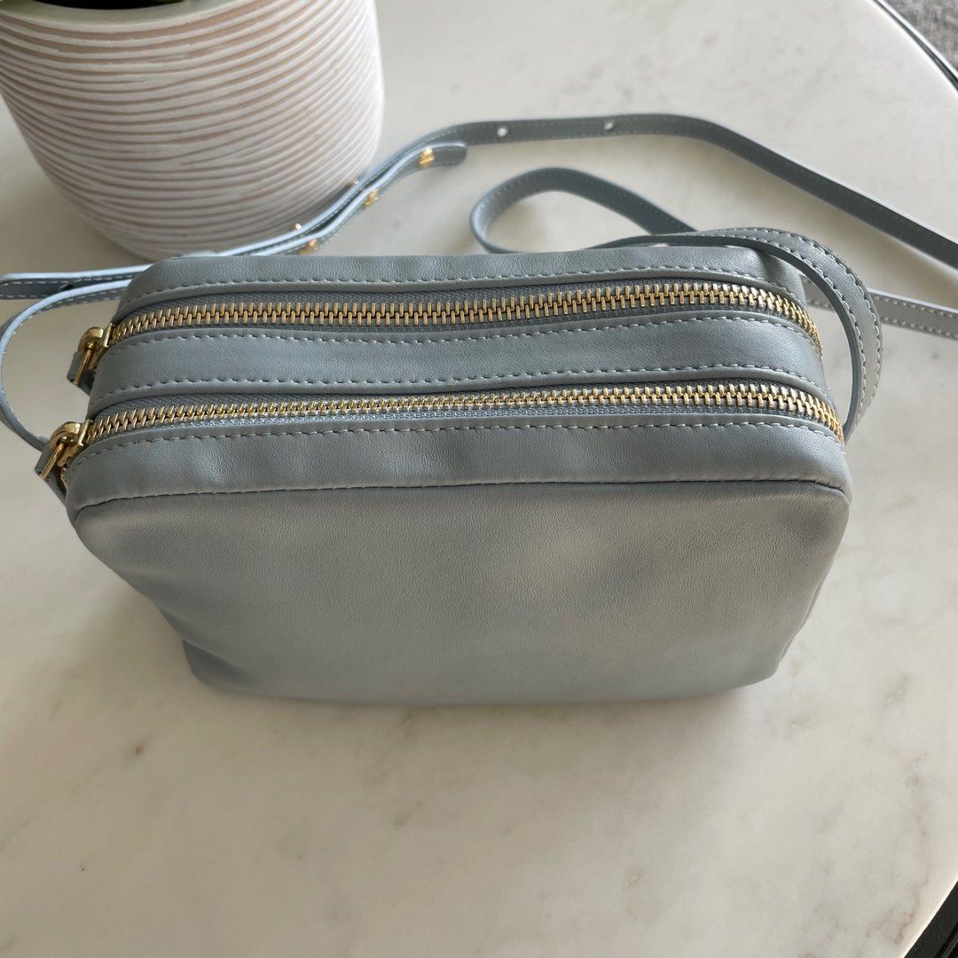 Mansur Gavriel Double Zip Crossbody Bag
