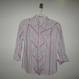 Marks and Spencer Striped Button Down Polo Shirt