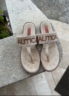 Nautica Beige Summer Sandals