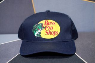 Navy Blue BPS logo trucker cap/hat by Bass Pro Shops