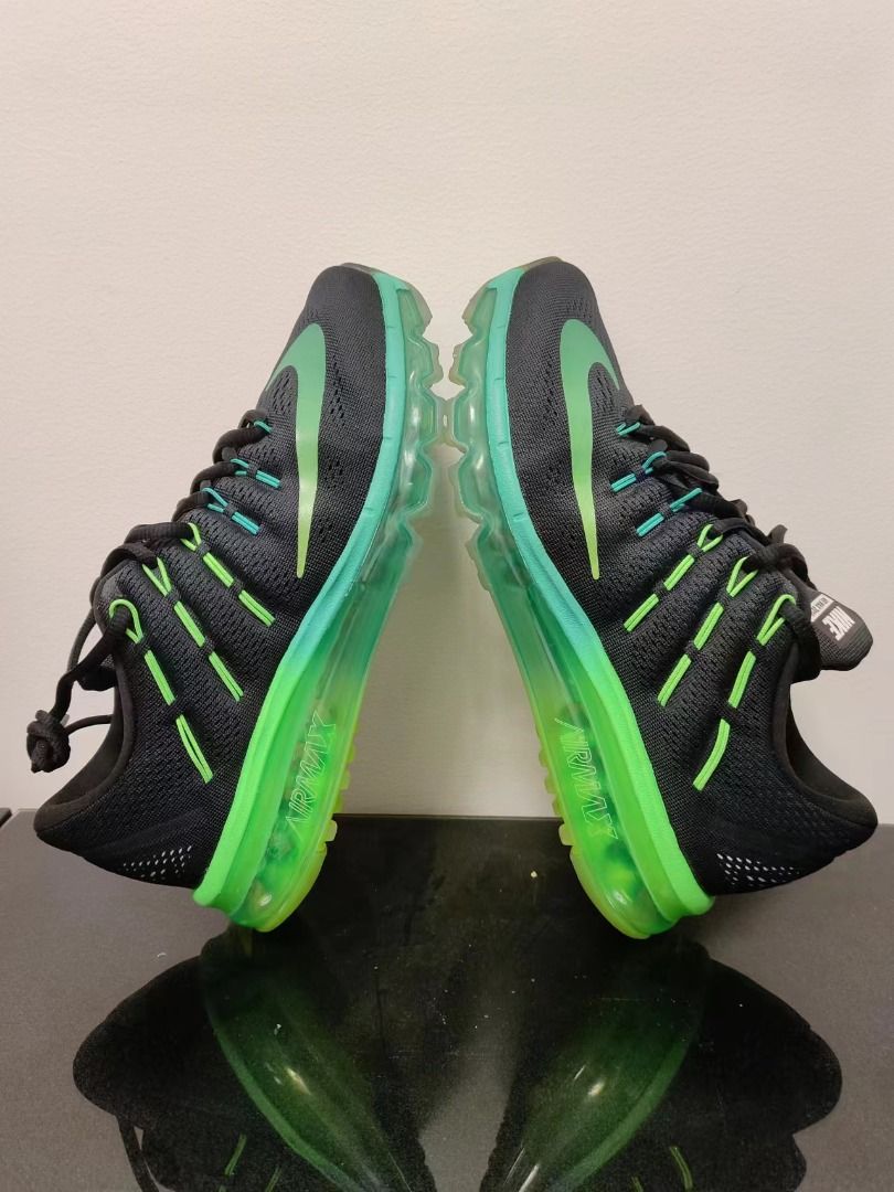 Nike Air Max 2016 Black Dark Gray 806771 003 Men s US7.5 Size 40.5 Carousell