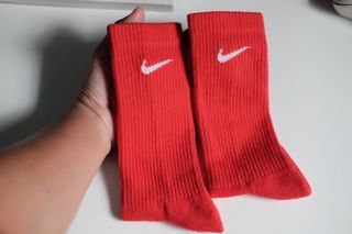 Nike Crew Socks Red New Unused
