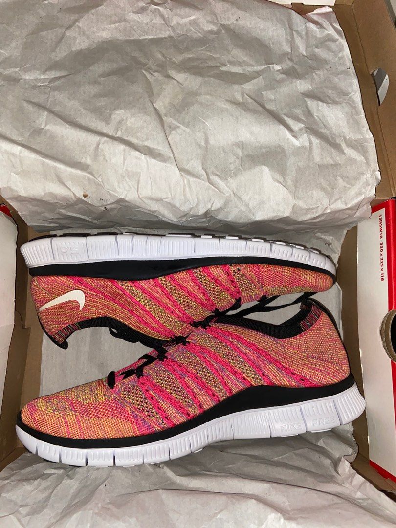 Nike free flyknit 5.0 nsw mens pink discount