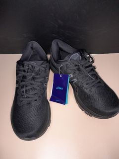 oasics black running shoe size 43.5
