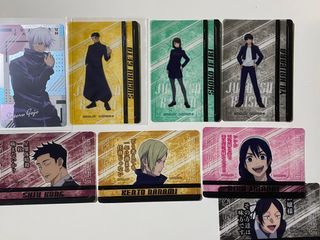 [ONHAND] JUJUTSU KAISEN: CARD STAND DISPLAY | GETO / SHOKO / HAIBARA / SHIU / NANAMI / RIKO / KUROI