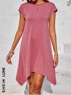 Pink Asymmetrical Dress