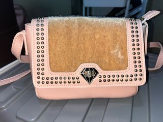 Pink Furry Bag