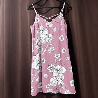 Pink Summer Dress Sleeveless
