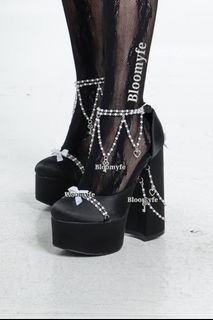 Platform Heels Shoes Coquette Lolita Goth Dollskill Sugar Thrillz Inspired
