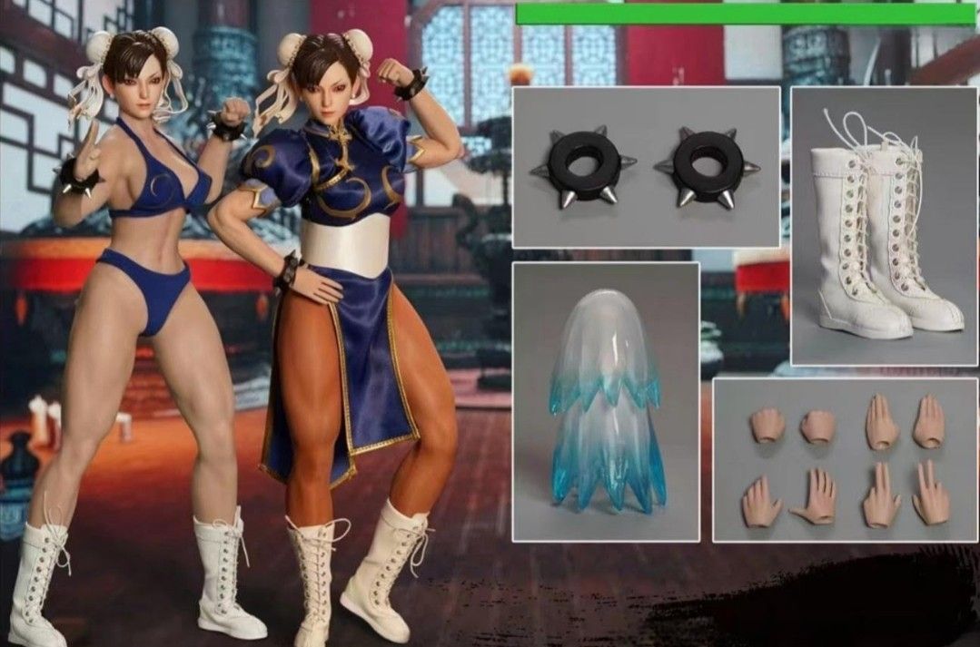 Play Toy P019 Chun Li 1/6 street fighter figure ( in Stock - Last
