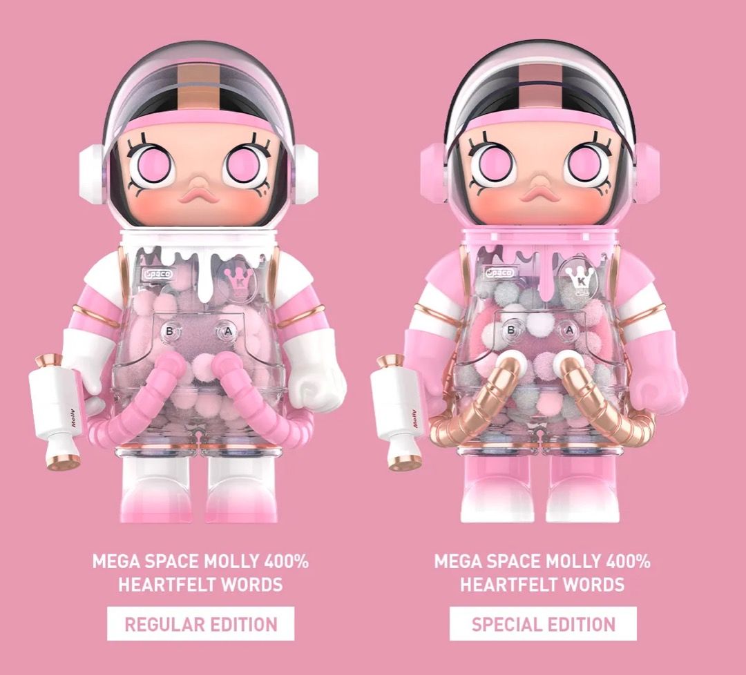 MEGA コレクション 400% MOLLY Heartfelt Words : POP MART MEGA Space