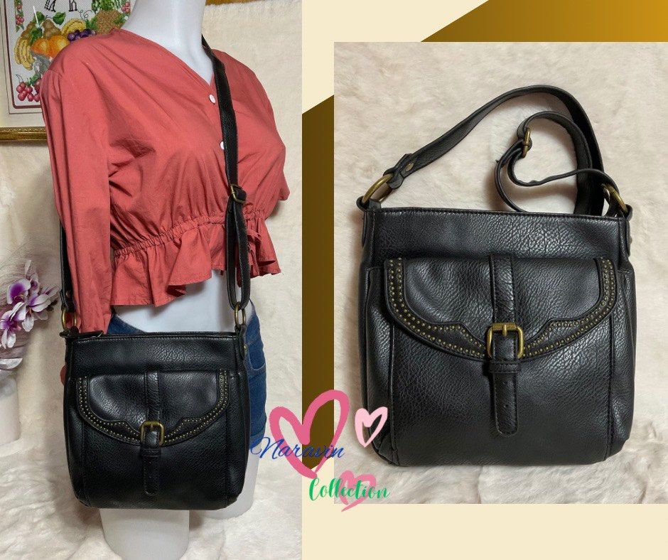 Preloved Jessica Simpson Genuine Leather Crossbody Bag Women s Fashion Bags Wallets Cross body Bags on Carousell